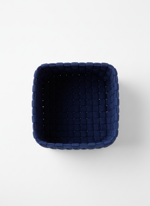 Decorative Basket with Dense Fabric Weave