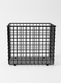 Decorative Basket with Square Wire Grid
