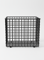 Decorative Basket with Square Wire Grid