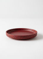 Decorative Plate with Speckled Matte Coating