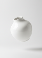 Decorative Vase with High Gloss Coating