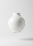 Decorative Vase with High Gloss Coating
