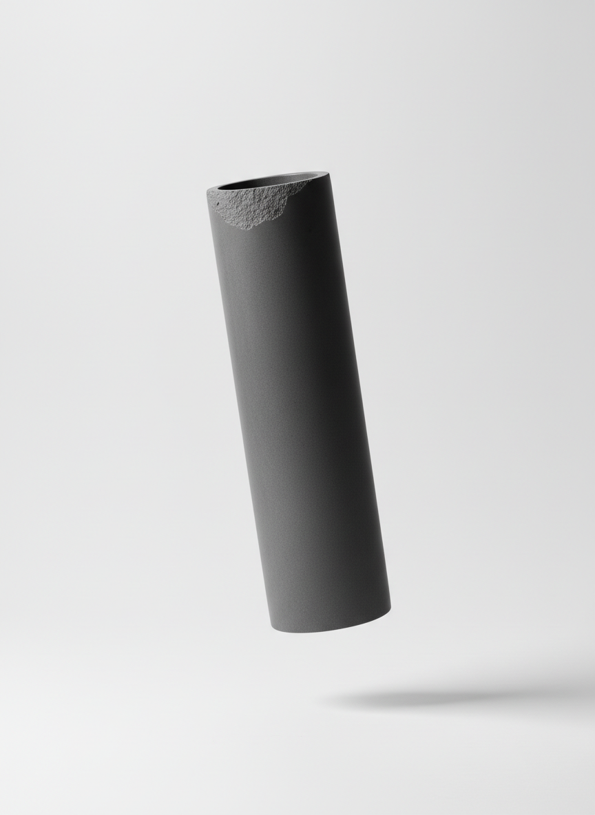 Decorative Vase with Matte Stone Finish